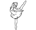 Ballet Coloring Page 13
