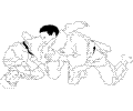 Boxing Judo Karate Coloring Page 11