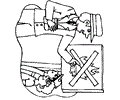 Fireman Coloring Page 06
