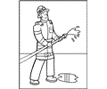 Fireman Coloring Page 23