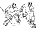 Hockey Coloring Page 03