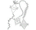 Kite Coloring Page 02