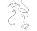 Kite Coloring Page 09