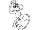 Monkey Coloring Page 001 (12)