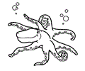 Octopus Coloring Page 001 (4)