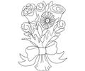 Rose Carnation Valentine Bouquet 650x893