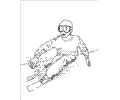 Skiing Coloring Page 16