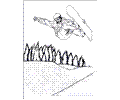 Snowboarding Coloring Page 05