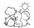 Squirrel Coloring Page 001 (9)