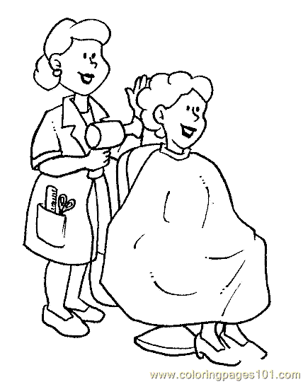 occupations coloring pages - photo #3