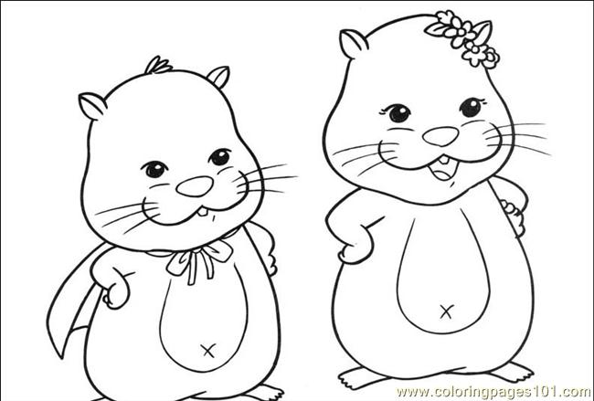 Coloring Pages Zhu Zhu Pets 001 (Cartoons > Others) - free printable ...