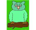 Owl Coloring Page 17