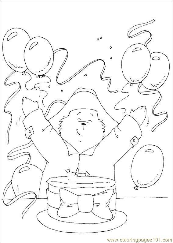 paddington bear coloring pages - photo #28