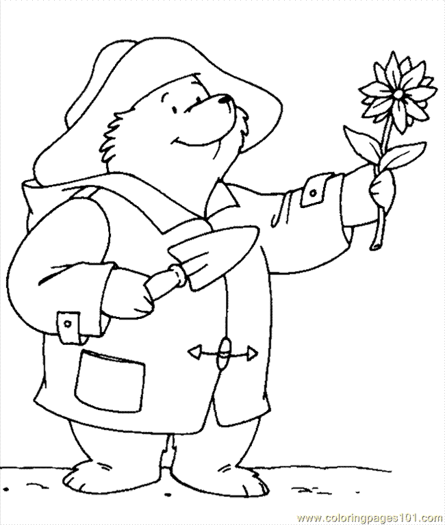 paddington bear coloring pages - photo #6