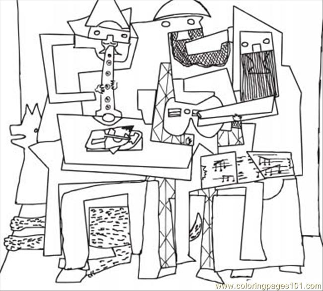 pablo picasso coloring pages - photo #12