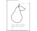 Freecoloringpage Pear