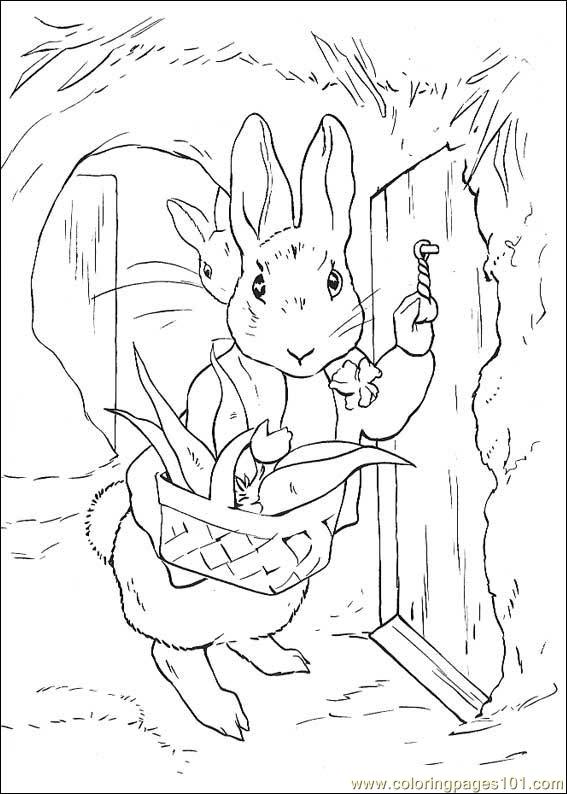 tale of peter rabbit coloring pages - photo #21