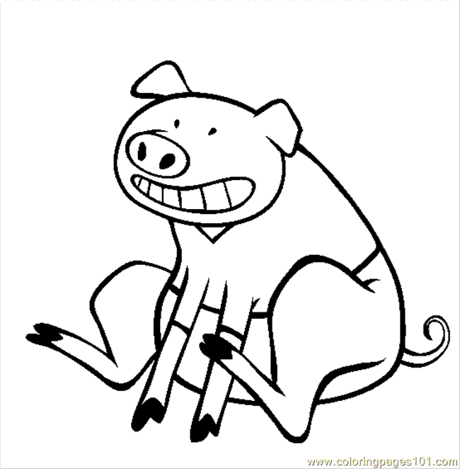Year of the pig coloring pages