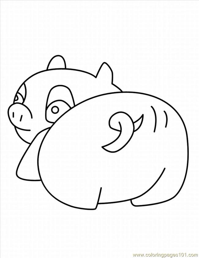 Year of the pig coloring pages