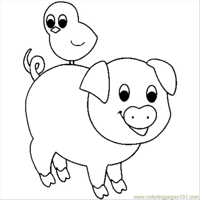 year of the pig coloring pages - photo #45