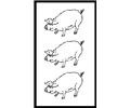 Cloring Page Three Little Pigs