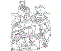 Pig Coloring Page 02