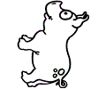 Pig Coloring Page 06