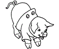 Pig Coloring Page 08