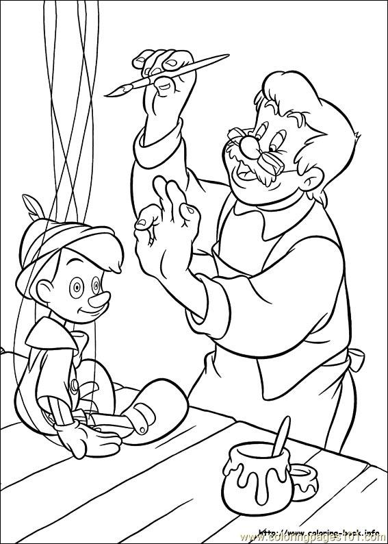 Pinocchio 20 coloring page - Free Printable Coloring Pages