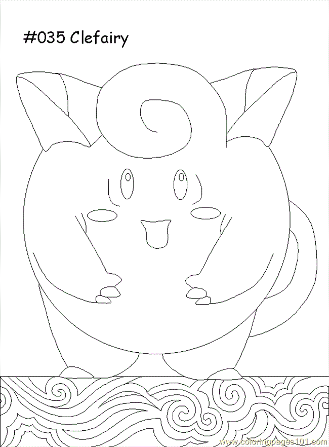 Fairy Type Pokemon Coloring Pages Coloring Pages