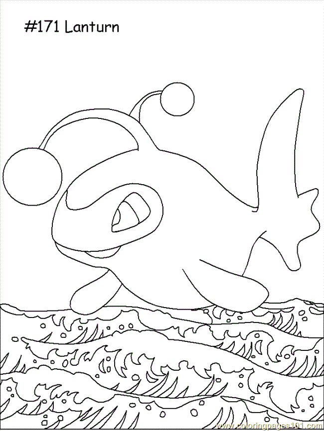 Lanturn Sketch Coloring Page