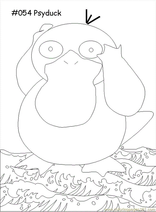 Golduck Coloring Coloring Pages