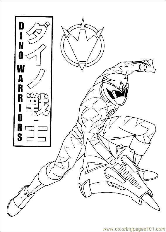 eagle power rangers coloring pages - photo #15