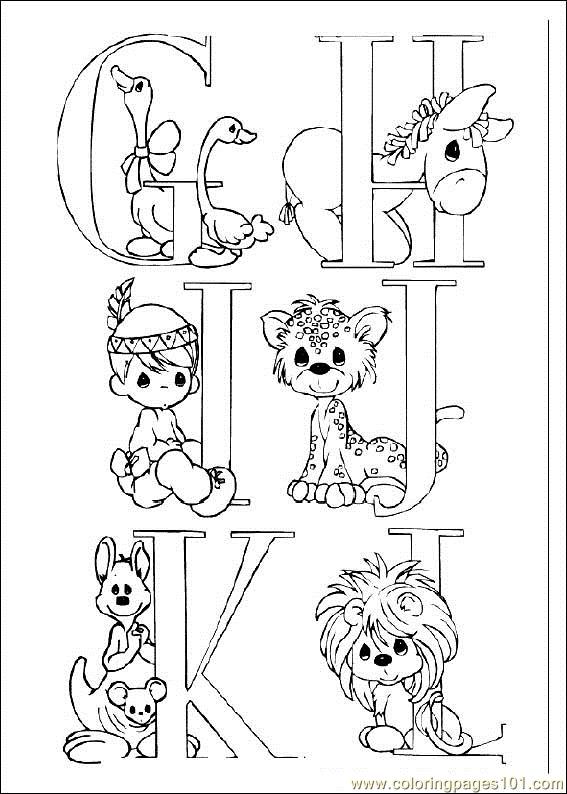 Coloring Pages Precious Moments (Cartoons > Precious moments) - free ...
