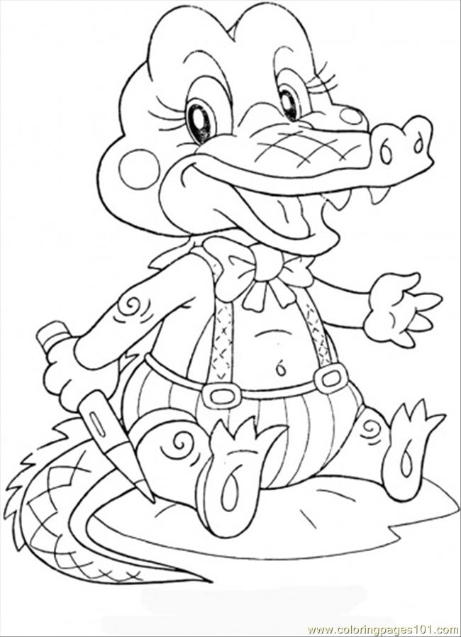 baby alligator coloring pages - photo #6