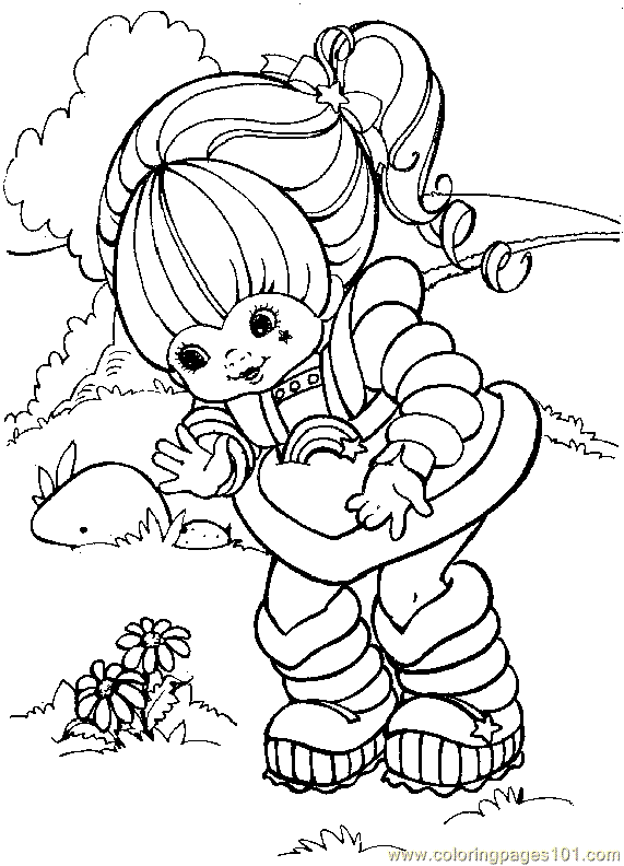 rainbow brite coloring book pages - photo #8