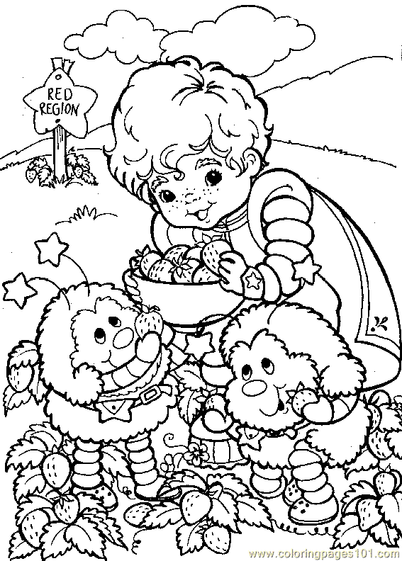 rainbow brite coloring pages - photo #33