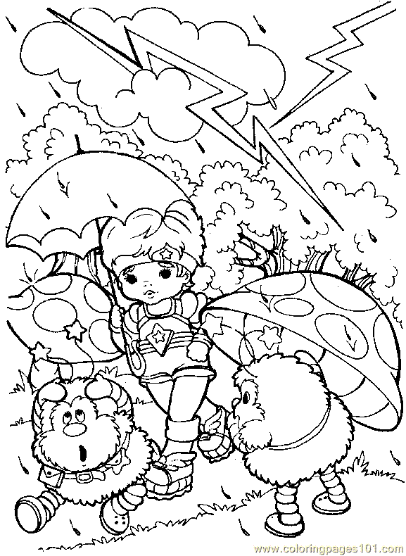 rainbow brite printable coloring pages - photo #23