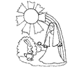 Rainbow Coloring Page 03