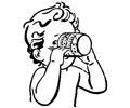 Boy Drinks Juice