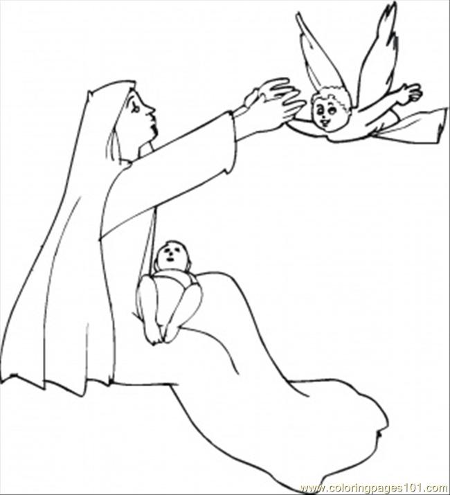 gabriel angel coloring pages - photo #35