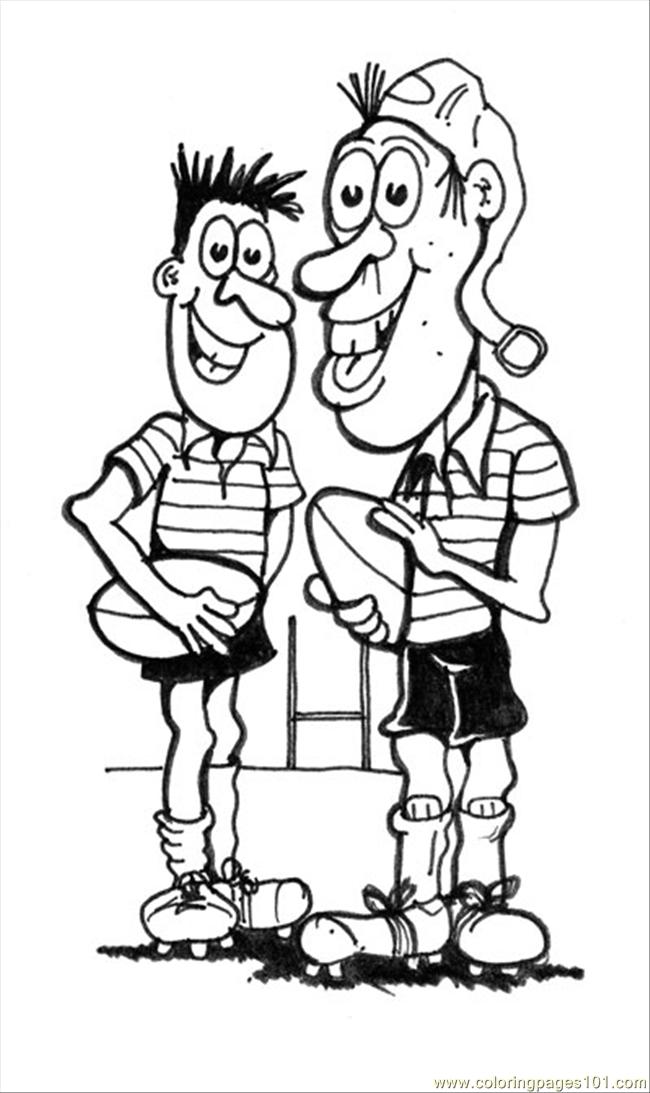 Coloring Pages Rugby L (Sports > Rugby) - free printable coloring page