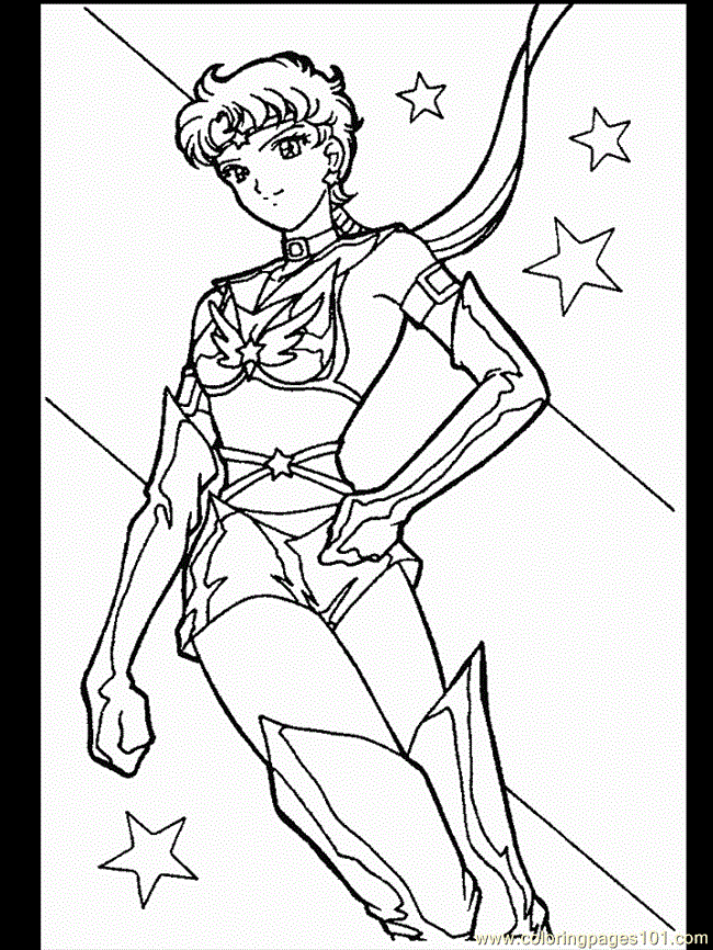 sailor moon coloring pages online free - photo #36