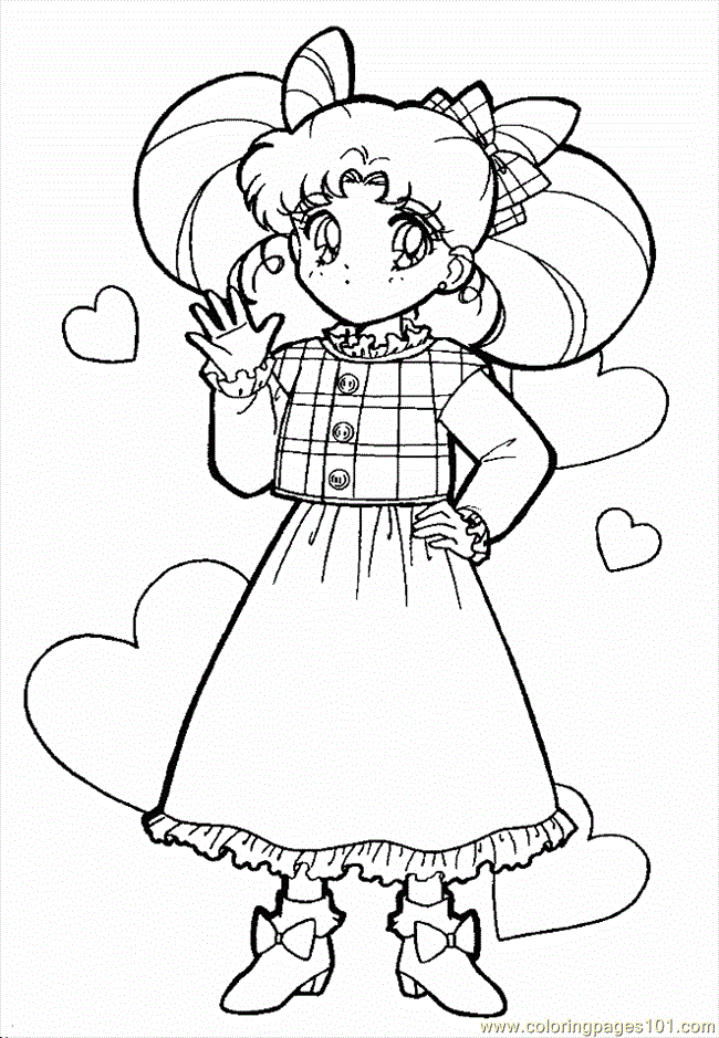 sailor moon coloring pages online free - photo #48