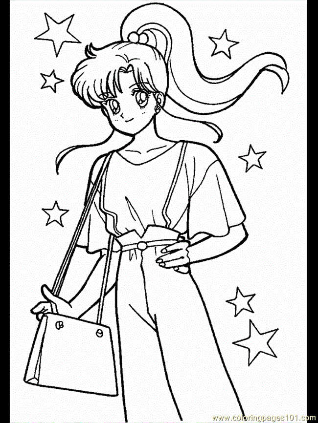 sailor moon coloring pages online free - photo #20
