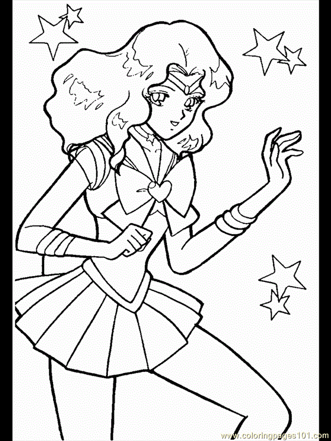 sailor moon coloring pages online free - photo #30