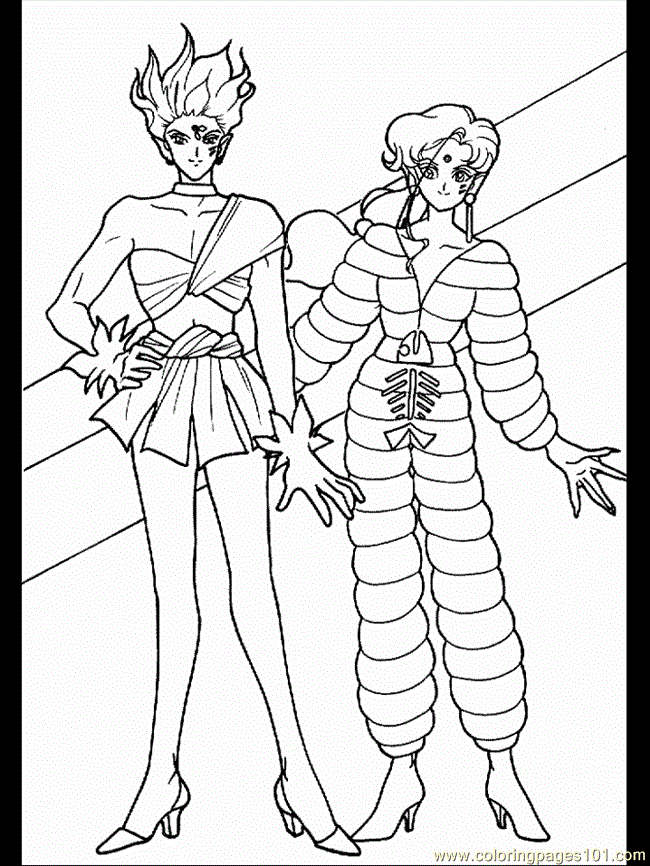 sailor moon coloring pages online free - photo #18