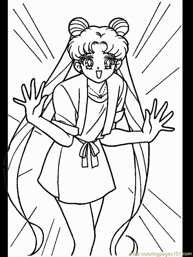 sailor moon coloring pages online free - photo #45