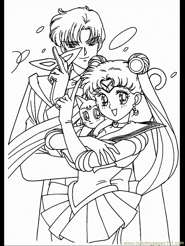 sailor moon coloring pages online free - photo #25