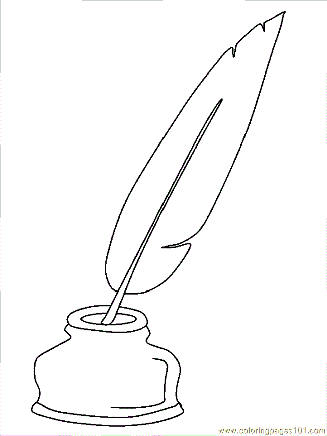 free printable coloring image Inkwell